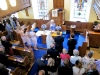 Church wedding wide
